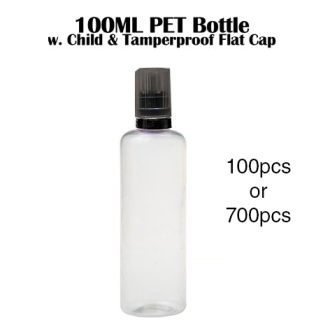 100ML PET Bottle - m. Cap