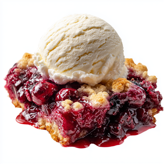 Wild Berry Cobbler ala Mode (Flavor West)