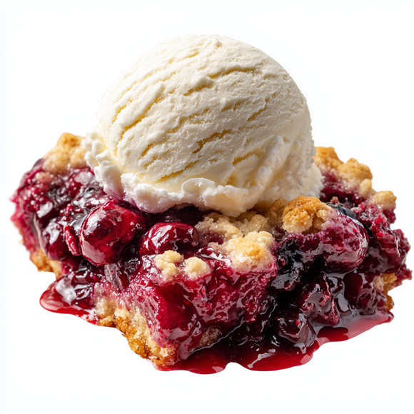 Wild Berry Cobbler ala Mode (Flavor West)