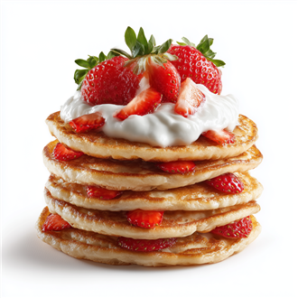 Strawberry Griddlecake (Pink Spot)